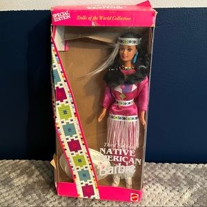 Third edition Native American Barbie - Dolls of the World Collection